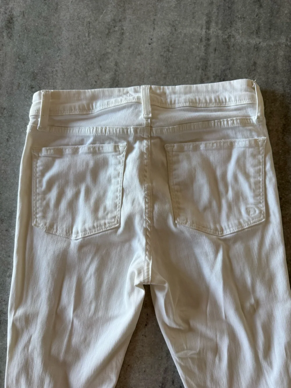 Fidelity Belvedere Crop Skinny Jeans - Distressed white denim - Picture 5 of 13